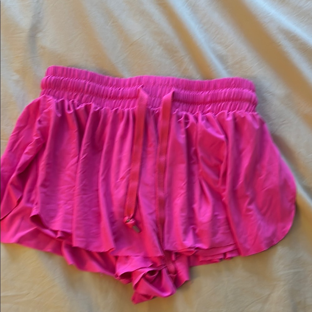 Katie J NYC Girls  Pink Butterfly Shorts